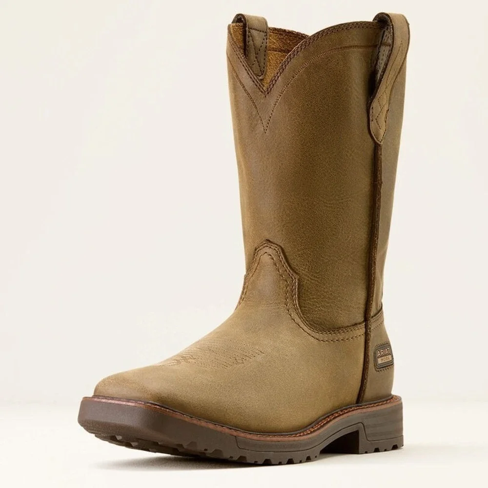 Ariat® (Men's 9 D) Activator™ Square Toe Work Boot in Brown Bomber - $200